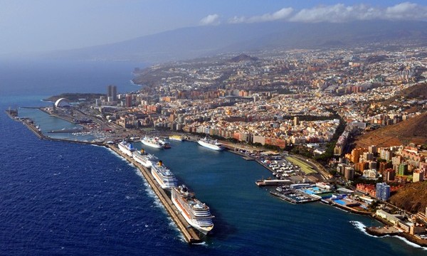 Máximo histórico de cruceristas en Tenerife