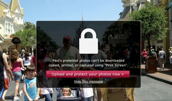 Facebook y McAfee permiten blindar las fotos para que no sean descargadas ni compartidas