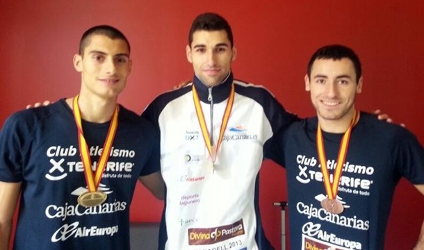 Samuel García y Jonay Jordán, campeones de España, y Samuel Sivero, tercero