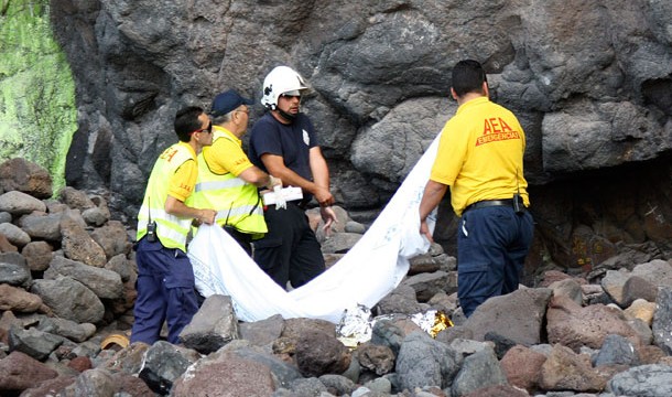 Una mujer fallece aplastada por una roca de gran tamaño en una playa de La Gomera