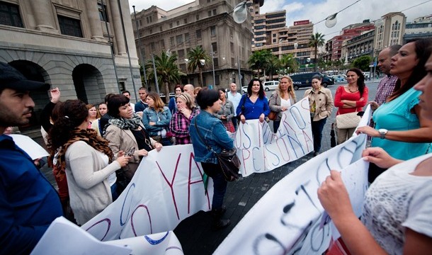 Trabajadores afectados por el cierre de Orizonia piden ayuda a las instituciones y un despido "digno"