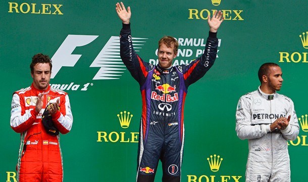 Vettel gana por delante de Alonso y Hamilton en Montreal