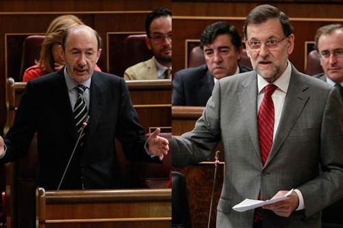 Rajoy y Rubalcaba acuerdan una posición común en Europa