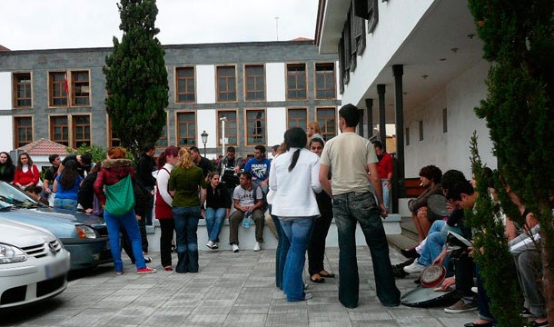 Caos en el primer día de matrícula de la Universidad de La Laguna