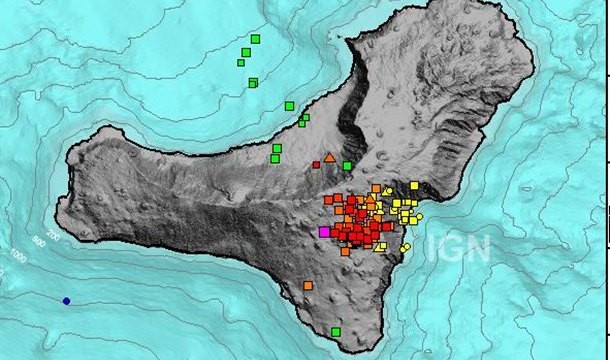 El Hierro registra 120 sismos en dos días, seis de ellos sentidos