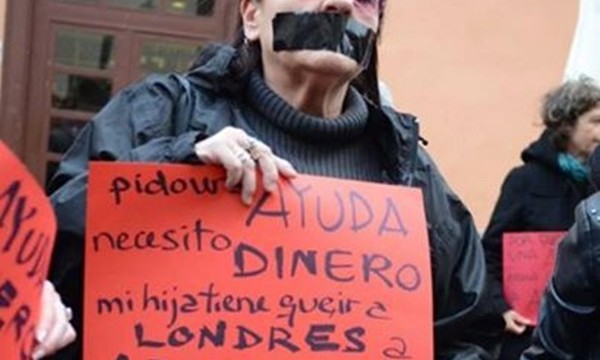 Protesta social en La Concepción contra la regresiva ley del aborto