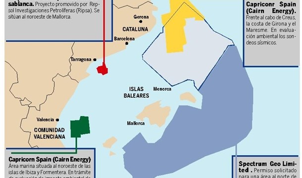Bauzá exige al Gobierno que no autorice prospecciones petrolíferas en Baleares o recurrirá a los tribunales
