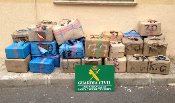 La Guardia Civil localiza en La Guancha más de 1.000 kilos de hachís