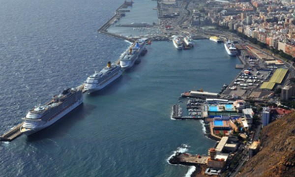 Los puertos de Las Palmas y Santa Cruz de Tenerife, tercer mercado europeo de cruceristas