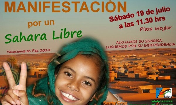 Convocan una manifestación para reclamar el derecho a la autodeterminación del Sahara Occidental