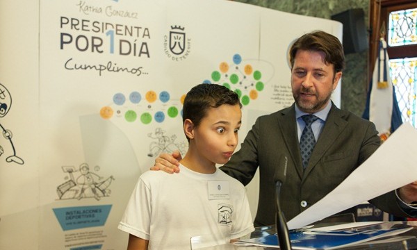 El niño Pedro Castellano será el martes ‘presidente por un día’ 
