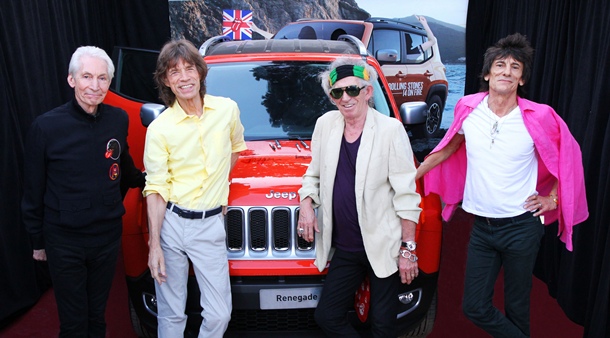 El Jeep Renegade autografiado por los Rolling Stones se subasta por 38.000 euros