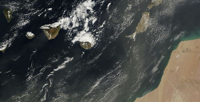 El polvo del Sáhara se abate sobre Canarias