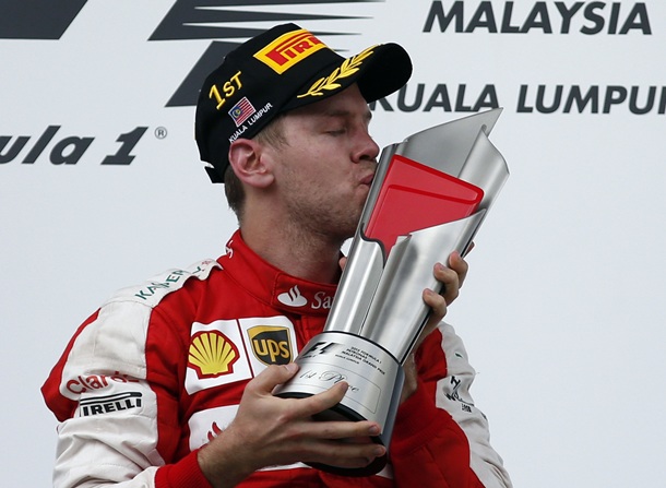 Sebastian Vettel Ferrari GP de Malasia