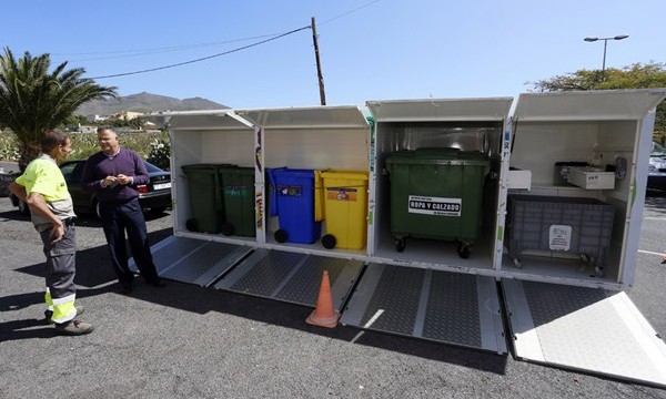 Arona, a la vanguardia en Canarias en separación de residuos