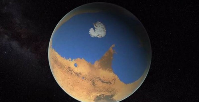 Marte pudo tener olas gigantes de lento desplazamiento