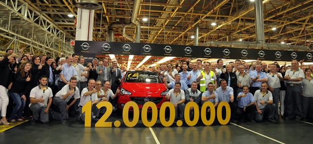 12 millones de Opel producidos en la planta española de Figueruelas