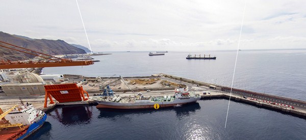 El puerto de Santa Cruz recupera los servicios de reparación naval