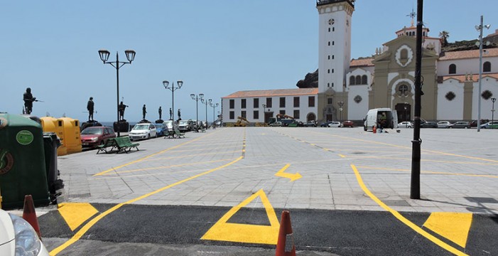 La plaza de la Patrona, a la espera de la remodelación, será ‘parking’