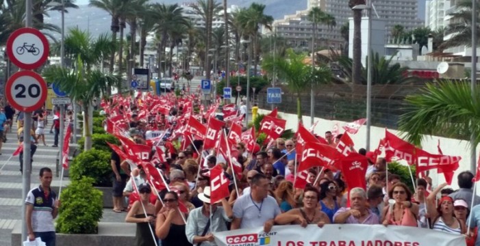 Los trabajadores del turismo marchan contra el convenio 