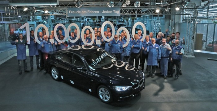 BMW fabrica la unidad 10 millones del Serie 3 Berlina
