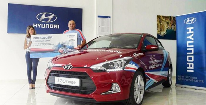 Hyundai Canarias ya tiene al afortunado que irá al RallyRACC de Cataluña