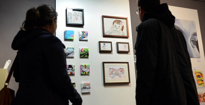 El XII Merkarte pondrá a la  venta obras de 45 jóvenes artistas 
