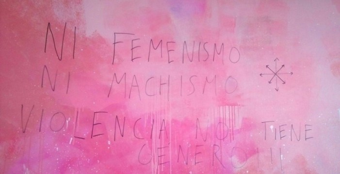 Actos vandálicos arruinan un mural artístico contra la violencia de género en la Universidad de La Laguna