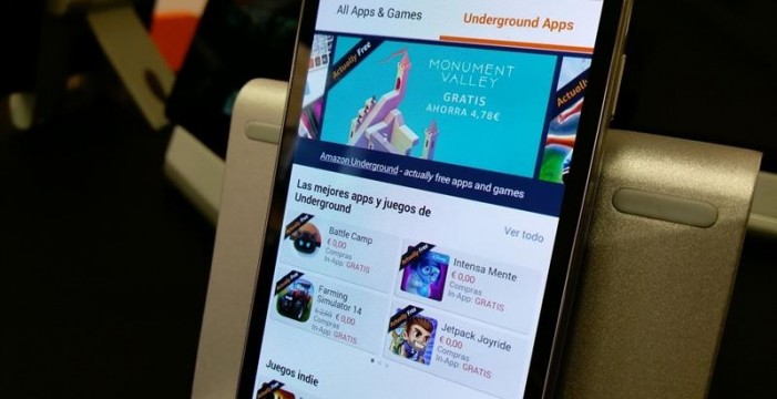 Amazon lanza Underground, una tienda para Android con aplicaciones gratuitas que normalmente son de pago