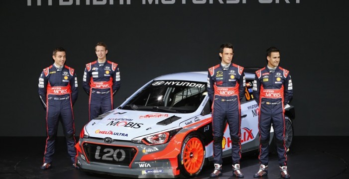 Hyundai Motorsport presentó la nueva generación del i20 WRC