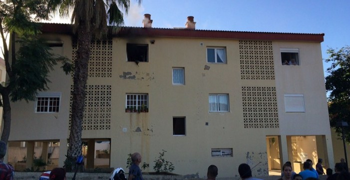 Dos heridos por el incendio de una vivienda de La Orotava