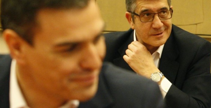  Pedro Sánchez anuncia un acuerdo con Ciudadanos para que Patxi López sea el presidente del Congreso