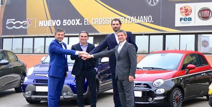 FIAT se convierte de nuevo en patrocinador oficial de la Selección Española de Baloncesto