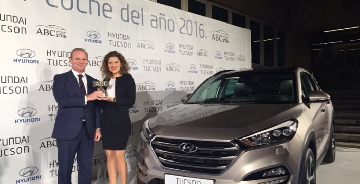 El Hyundai Tucson recibe el Premio “Mejor Coche del Año 2016”
