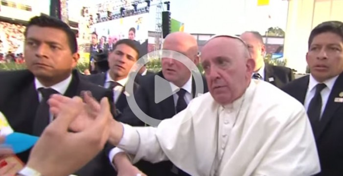 El Papa se enfada con uno de sus feligreses: "No seas egoísta" 