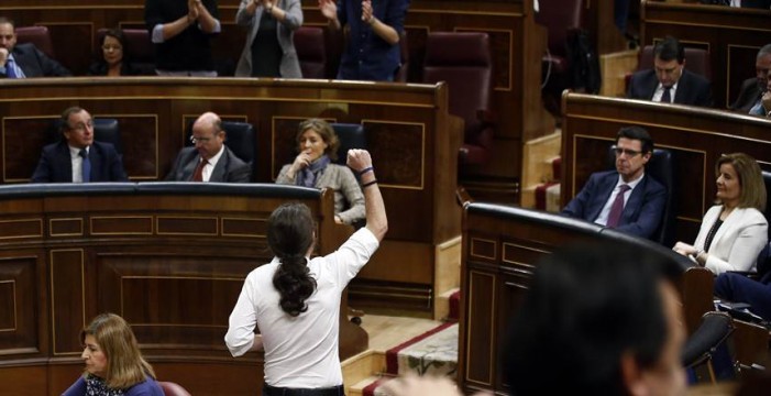 Pablo Iglesias dice no a Sánchez y le acusa de estar al servicio de las oligarquías